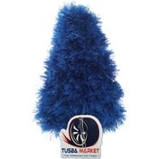 Resim Mavi Araba Vites Püskülü / Uzun Tüylü Araç Oto Pelüş Vites Körüğü Püskülü 