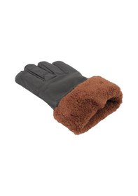 Resim Erkek Deri Eldiven - İçi Peluşlu - Savex - Siyah - 137-f Çok Renkli 