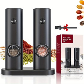 Resim Tekli veya Çift Paket Seçenekleri, İki Paketi için Taban Dahil - Elektrikli İnceleme, Pil Gücünde Bir El Operasyonu Ilağında Kullanılabilir Ayarlanabilirlik LED Aydınlatma & Stand Mutfaklar İçin Uygun, Yemek Baharatlama Cihazı,Yemek Masası Aksesuar,Şık Mutfak Aleti,Kompakt Tasarım,Plastik Yapı,Pille Çalışan Cihaz,Ev Şefleri,Mutfak Organizatörleri 