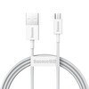Resim Baseus Superior Series Micro USB Şarj Kablosu 2A - 1M Beyaz 