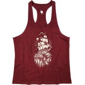 Resim Bluu Wave Fitness Gym Tank Top Sporcu Atleti 