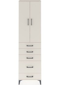 Resim Arges Dolap 3 Raflı 5 Çekmeceli 2 Kapaklı 60x30x221 Aytaşı-aytaşı Aytası 