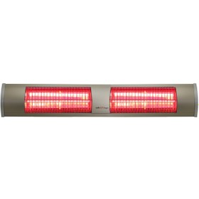 Resim Cafesun Bright 3000 W Infrafed Dış Mekan Isıtıcı Nikel 