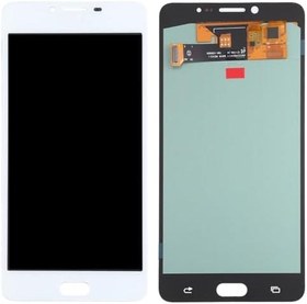 Resim Samsung C9 Pro Uyumlu Lcd Ekran Dokunmatik Tam Boyutlu Oled Beyaz 