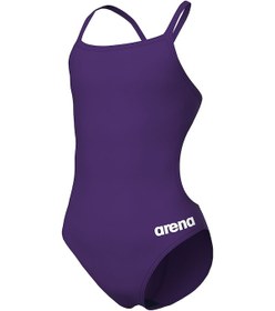 Resim Team Swimsuit Challenge Solid Çocuk Yüzücü Mayosu 004765911 Mor 