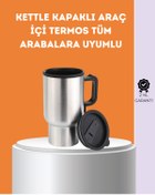 Resim AyrStore Paslanmaz Çelik Araç İçi Kahve Ve Çay Isıtıcı Termos 