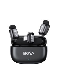 Resim Boya Mini-14 2tx+1rx+cc Android - Tablet - Pc İçin Gürültü Engelleyicili Kablosuz Yaka Mikrofonu 