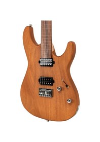 Resim Valler Fts2700 Mat Koyu Kahve Okoume Ağacı Hh Perdesiz Elektro Gitar 