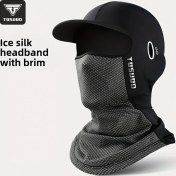 Resim Hightower Tosuod Gri Rüzgar Geçirmez Motosiklet Kask Başlığı Yüz Maskesi Bisiklet Yüz Koruma Gri 