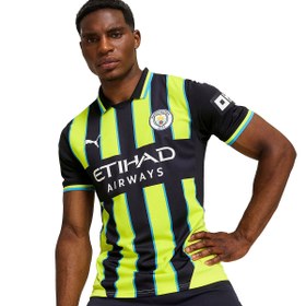 Resim Manchester City Away Erkek Mavi Futbol Forma 77508602 