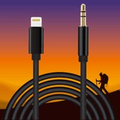 Resim Araba için iPhone AUX Kablosu, iPhone'dan 3.5mm AUX Ses Kablosu Yardımcısı iPhone 12/11/XS/XR/X 8 7 6 5 ile Uyumlu, Ev Stereosu/Kulaklık, Tüm IOS'u Destekler (1 Paket - 3.3ft 