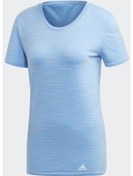 Resim adidas 25/7 Tee Code W Mavi Kadın T-Shirt 