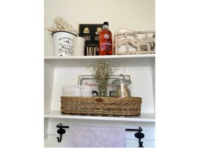 Resim Mediterian Şık Hasır Yağdanlık Sepeti, doğal ve kullanışlı ev aksesuarı, haki renk, 0-249 ml 