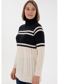Resim U.S. Polo Assn. Kadın Lacivert Kazak 50293134-VR033 