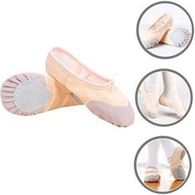 Resim VALICLUD 1çift Konforlu Yetişkin Yoga Ve Ayakkabıları Yumuşak Tabanlı Bale Pratik Ayakkabıları İç Mekan Sporları Için Kaymaz Ve Nem Emici Tasarım 