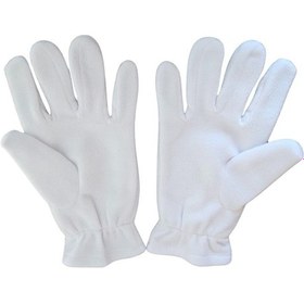 Resim Beyaz Polar Eldiven Yetişkin Beyaz 