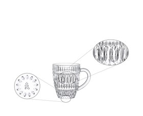 Resim NACHTMANN Ethno Barista Kahve Kupası S/2 