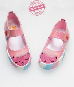 Resim Pembe Rugan Simli 3d Kız Babet Sneakers-pembe Pembe 