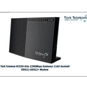 Resim Türk Telekom Fiber Güçlü Modem Tp Link Vc220 2,4ghz/5ghz Vdsl2/adsl/2 Modem 