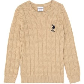 Resim U.s. Polo Assn. Erkek Çocuk Kum Kazak /triko 50315638-vr085 Kum 