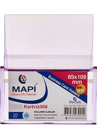 Resim Mapi Akrilik Kartvizitlik Dikdörtgen Şeffaf 65x108 