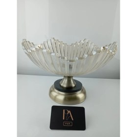 Resim Palpe Kristal Gondol Şekerlik Sunumluk Söz Nişan Kız Isteme Çikolatalık Dekoratif Obje Biblo Süs Eşya 