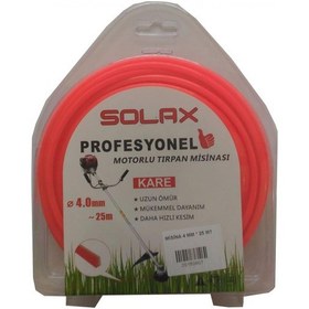 Resim Solax Tırpan Misinası Köşeli 4 Mm 25 Mt 