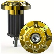 Resim Hightower Cnc Metal Motorcycle Tutamak Sap Seti Sarı Renk 2 Adet 