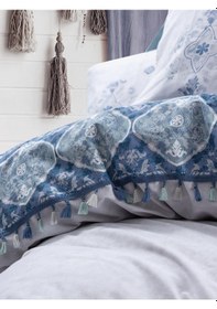 Resim Cotton Box Candy Tek Kişilik Nevresim Takımı Jeni Mavi 