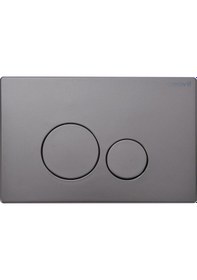 Resim Creavit Terra Gun Grey Boyalı Kumanda Paneli Krom 