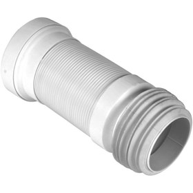 Resim ÖZBEST Beyaz 100 Mm Körüklü Kada Klozet Gider Pis Su Gideri Akardiyon Borusu 