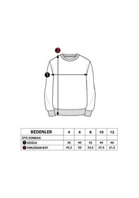 Resim Toontoy Kids Toontoy Erkek Çocuk Kanguru Cepli Baskılı Sweatshirt Siyah 