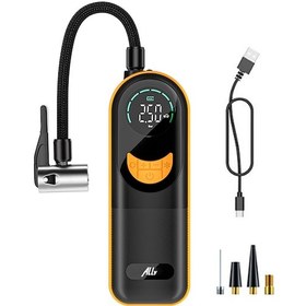 Resim Ally St-5520 Dijital Basınç Göstergeli Oto Lastik Şişirme Pompası Hava Kompresörü 