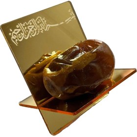 Resim Turuncu Hurma Altın Gold Pleksi Sunum Rahlesi 6 Adet, Şık ve Kullanışlı Ürün. 