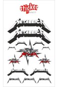 Resim Sticker Market Metallica Sticker Seti 
