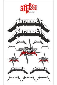 Resim Sticker Market Metallica Sticker Seti 