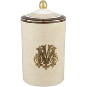 Resim Mikasa Moor P123.813163 Micasa Desenli Ekru Porselen Kavanoz 15x26cm 