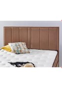 Resim Nironyatak Niron Comfort Başlık 120 Cm Tek Kişilik Yatak Başlığı Sütlü Kahve 