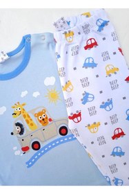 Resim ICEFIELDS %100 Pamuk Erkek Bebek Pijama Takımı 