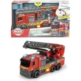 Resim Dickie Işıklı Sesli Fire Truck Kurtarma Itfaiye Aracı 