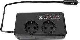 Resim Gedourain DC'den AC'ye Araç Güç Çeviricisi İki AC Soket 200W Tabletler Için Şarj Cihazı Akıllı Sıcaklık Kontrolü Gezginler 