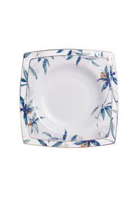 Resim Korkmaz Bone Collection 60 Parça Kare Yemek Takımı A8463 Beyaz 