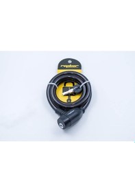 Resim Raptor Bisiklet Anahtarlı Kilit 120 Cm - 12 Mm Kalınlık Bisiklet Motosiklet Güvenlik Kilidi Siyah 