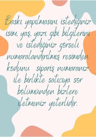 Resim Uv Baskılı İsime Özel Plastik Kalemlik 10'lu Paket 