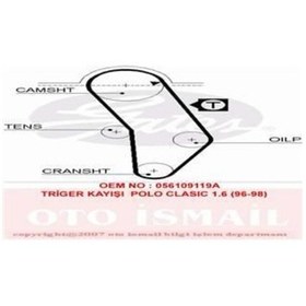 Resim GATES 5016 TRIGER EKSANTRIK KAYISI GOLF III POLO CLASSIC TRANSPOR 