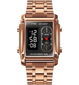 Resim Sones Skmeı 9272 Paslanmaz Çelik Tokalı Kayış Su Geçirmez Kuvars Erkek Saati Gümüş Kabuk Siyah Yüzey 