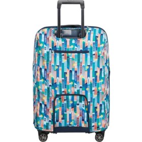 Resim Samsonite Lacivert Desenli Ta Revolution Valiz Kılıfı (M) 