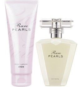 Resim Avon Rare Pearls Kadın Parfüm ve Vücut Losyonu Paketi 