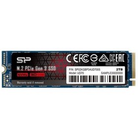 Resim Silicon Power Sp02kgbp34ud7005 2tb M.2 Nvme Pcie Gen3x4 3400-3000mb/s Ssd Disk 