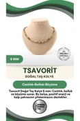 Resim OSMANLI DEĞERLİ TAŞ Sertifikalı Tsavorit Doğaltaş Kolye 6 Mm, M596 